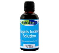 Bobs Best Lugols Iodine Solution 50ml EXP 10/28
