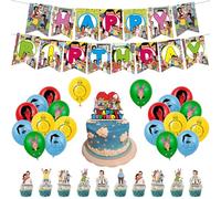 Bobs Burgers Birthday Party Decorations - Balloons, Cake Decorations, Banner
