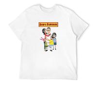Bobs Burgers Bob Belcher & Family Print Mens T-Shirt White L