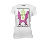 Bob's Burgers I Smell Fear On You White T-Shirt (Juniors L)