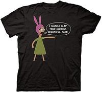 Bob's Burgers I Wanna Slap Your Face Mens T-Shirt Black XXL