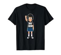 Bob's Burgers Tina Belcher Boo Crew T-Shirt, Men, Black, Large