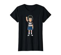 Bob's Burgers Tina Belcher Boo Crew T-Shirt, Women, Black, Medium