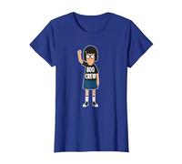 Bob's Burgers Tina Belcher Boo Crew T-Shirt, Women, Royal Blue, Medium