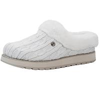 SKECHERS BOBS from Women's Keepsakes Ice Angel Slipper, White, 7 M US