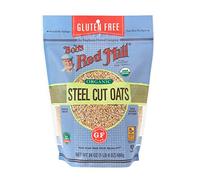 Bob's Red Mill Gluten Free Organic Steel Cut Oats, 680g - Non GMO, Whole Grain, Vegan, Kosher