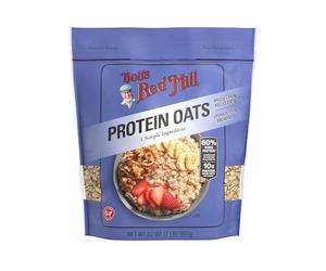 Bob's Red Mill Gluten Free Protein Oats, 907g - 10g Protein/Serving, Non-GMO, Whole Grain, Vegan, Kosher, High-Protein Rolled Oats for Nutritious Breakfasts