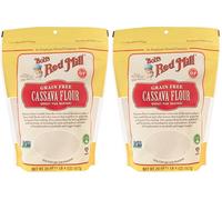 Bob's Red Mill - Grain Free, Gluten Free Cassava Flour, Great For Baking, 567g Pouch (Pack of 2)
