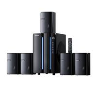 Bobtot Surround Sound Systems Home Theater System - 800 Watts Peak Power 6.5" Subwoofer, 5.1/2.1 Wired Stereo Speakers, Strong Bass with Bluetooth Optical Input