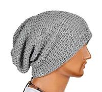 Bobury Oversized Men Knit Beanie Hat Baggy Long Slouchy Winter Warm Skull Cap