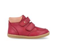 Bobux I-Walk Timber Walkers Leather Boot with Self-Stick Strap and Elastic Cord Closure, Cranberry, 23 EU