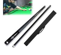BOBVB 58 inch Pool Cue Stick, 1/2 Jointed Carbon Fiber Maple Wood Billiard Pool Cue, Professional Handmade Snooker Cue with Box, 10mm/11.5mm/13mm to Choose, Snooker Rod Supplies Accessory 10mm