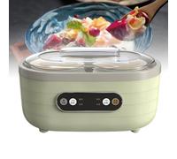 BOBVB Small Multifunctional Yoghurt Maker, Household Automatic Small Homemade Mini Rice Wine Machine, with 2 Large and 6 Small Cups, LCD Smart Touch Screen, for DIY Homemade Fresh Healthy Desserts