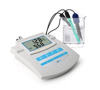 BOBVB Water Quality Monitor, 6 In 1 Continuous Monitor Tester, PH ORP TDS EC CF Temperature Benchtop Tester Meter, Pool Thermometer for Swimming Pool, Aquarium, Laboratory