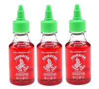 Bobzo Bundle - Screamers Sourachaa Super Sour Candy Sauce 3 x 90ml | Extra Sour Liquid Candy | Vegan, Gluten-Free, Halal | Perfect for Snacks & Desserts (Strawberry)