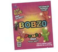 Bobzo Bundle | Sour Blue Raspberry Candy Sweets | Pack of 3 x 130g Bags | Sour Then Sweet Gummy Treats | Party Share Bag, Kids & Adults