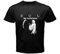 BOC Blue Oyster Cult Don't Fear The Reaper Mens T-Shirt Casual Cotton Unisex Black Tees Tops M