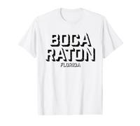 Boca Raton Florida - Boca Raton FL Block Value Graphic T-Shirt