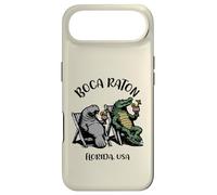 Boca Raton USA Funny Manatee and Alligator Design Case for iPhone Air