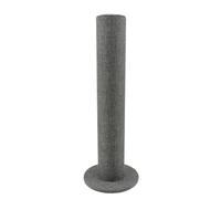 Bocar Velvet Vertical Tower Jewelry Bracelet Display Stand Bangle T-Bar Display Holder (CTZ-grey linen)