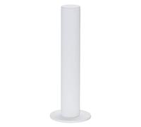 Bocar Velvet Vertical Tower Jewelry Bracelet Display Stand Bangle T-Bar Display Holder (CTZ-white leather)