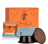 BOCCA DELLA VERITA Box of 10 Italian Coffee Capsules, HERMES Italian Espresso Flavor, Capsules Compatible with Lavazza® A Modo Mio Coffee Machine, 100% Made in Italy