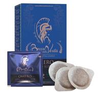 BOCCA DELLA VERITA® - Box of 15 E.S.E. Capsules OMERO Superior Espresso Flavor, Compatible with E.S.E. dm 44mm Coffee Maker, 100% Biodegradable Capsules, 100% Made in Italy