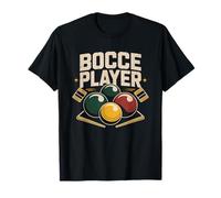 Bocce Ball Player Modern Clean Badge Sport Identity Graphic T-Shirt