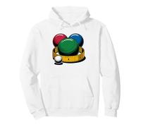 Bocce Ball Player Silhouette Minimal Sport Identity Lawn Pullover Hoodie