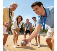 Bocce Balls Picker Set - Convenient Ergonomic Secure Magnet, Ball Retriever Set, Bocce Picker Device With Rope, Secure Magnet Sports For Daily Training Competition Sand Land Lawn Yard Practice