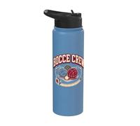 Bocce Crew Retro Sport Stainless Steel Insulated Water Bottle