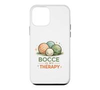 Bocce is my Therapy Italian Retro Bocce Ball Player Team Case for iPhone 12 mini