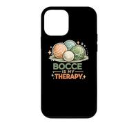 Bocce is my Therapy Italian Retro Bocce Ball Player Team Case for iPhone 12 mini