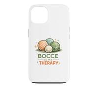 Bocce is my Therapy Italian Retro Bocce Ball Player Team Case for iPhone 13