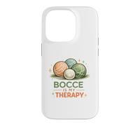 Bocce is my Therapy Italian Retro Bocce Ball Player Team Case for iPhone 14 Pro