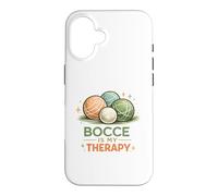 Bocce is my Therapy Italian Retro Bocce Ball Player Team Case for iPhone 16