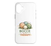 Bocce is my Therapy Italian Retro Bocce Ball Player Team Case for iPhone 16 Plus