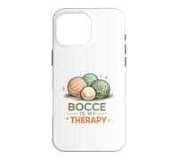Bocce is my Therapy Italian Retro Bocce Ball Player Team Case for iPhone 16 Pro Max