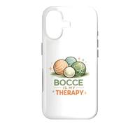 Bocce is my Therapy Italian Retro Bocce Ball Player Team Case for iPhone 17