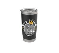 Bocce Legend Saying Bocce Ball King Jack Bocci Game Bocce Stainless Steel Insulated Tumbler