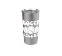 Bocce Legend Saying Bocce Ball with Jack Game Bocce Stainless Steel Insulated Tumbler