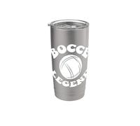 Bocce Legend Saying Bocce Ball with Jack Game Bocce Stainless Steel Insulated Tumbler