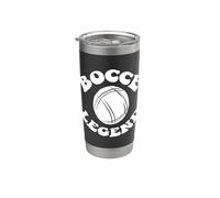 Bocce Legend Saying Bocce Ball with Jack Game Bocce Stainless Steel Insulated Tumbler