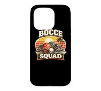 Bocce Squad Italian Retro Bocce Ball Player Team Case for iPhone 15 Pro