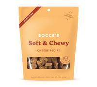 Bocce's Bakery Baked Cheese Treats for Dogs, Wheat Free Dog Treats for Everyday Use, Made with Real Ingredients, Baked in the USA, Soft and