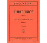 Boccherini, Luigi - 3 Trios Op. 38 G. 110 - 112 for Violin, Viola and Cello - Arranged by Altmann