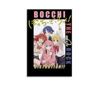 Bocchi The Rock Anime Cute Music Girl Japanese Art Wall Print Poster Decorative Painting Canvas Wall Art Living Room Poster Bedroom Painting Wall Art Picture Print Modern Family Room Decor 24 x 36 cm