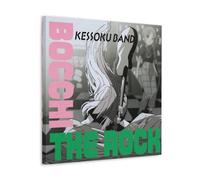 Bocchi The Rock Japanese Anime Girl Guitar Scene Wall Canvas Poster Decorative Painting Canvas Wall Art Living Room Poster Bedroom Painting, Wall Art Picture Print Modern Family Room Decor 12 x 12i