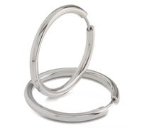 Boccia 05073-01 Women's Creole Earrings Titanium 31 mm
