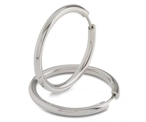 Boccia 05073-01 Women's Creole Earrings Titanium 31 mm